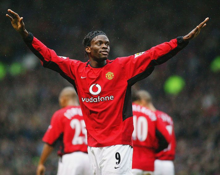 Louis Saha í leik með Manchester United á sínum tíma. 