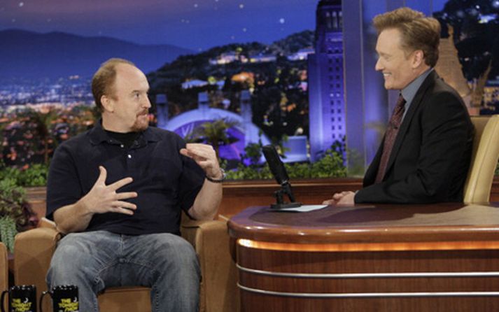 Louis C.K. var gestur Conan O'Brian í þætti hans og talaði um hættur snjallsíma
