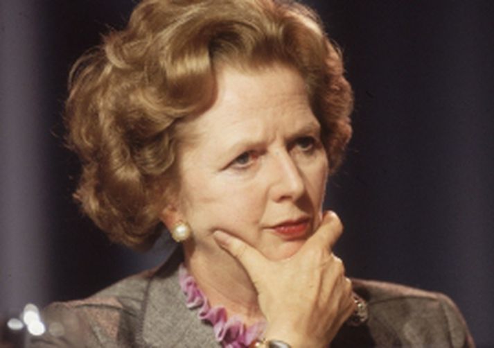 Thatcher lést 8. apríl 2013.