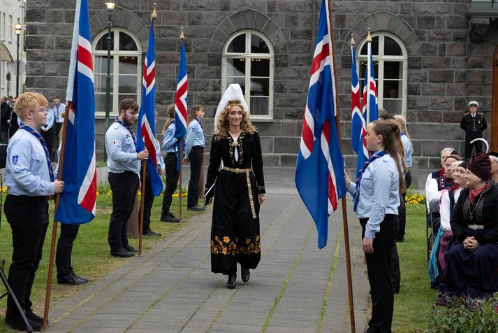 Ebba Katrín er fjallkonan í Reykjavík árið 2024.