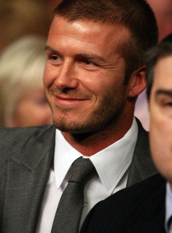 David Beckham ræddi m.a. um íþróttaiðkun barna við Gordon Brown.