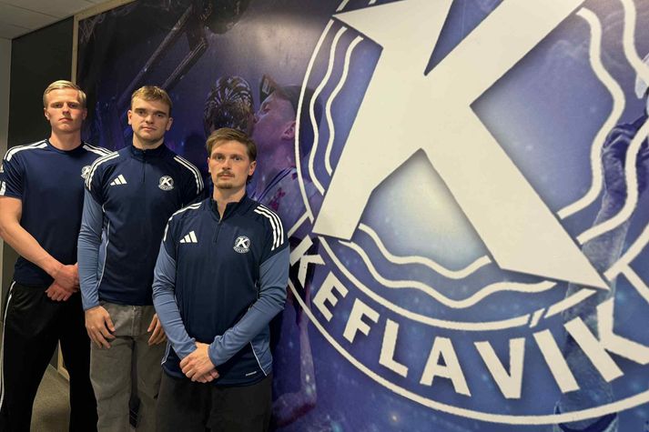 Þeir Frosti Sigurðsson, Ólafur Björn Gunnlaugsson og Valur Orri Valsson hafa allir skrifað undir hjá Keflavík