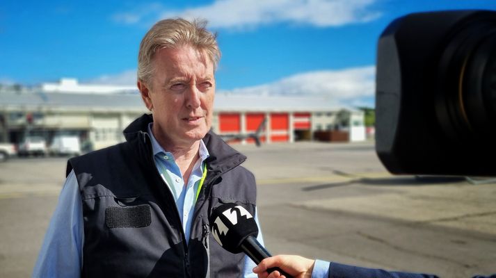 Birgir Ómar Haraldsson er framkvæmdastjóri Norðurflugs. Hann segir félagið vart hafa undan í bókunum eftir að gjósa tók á Reykjanesskaga að nýju.