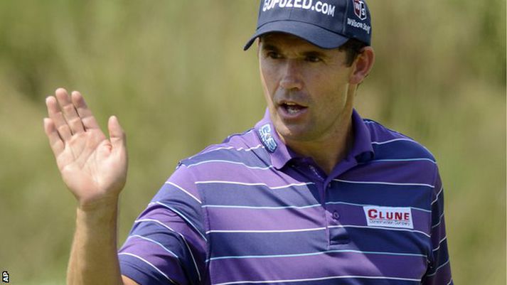 Padraig Harrington hefur leikið vel í Skotlandi.