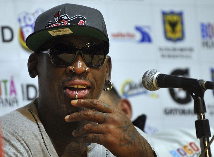 Dennis Rodman er ekki ókunnugur því að komast í kast við lögin. 