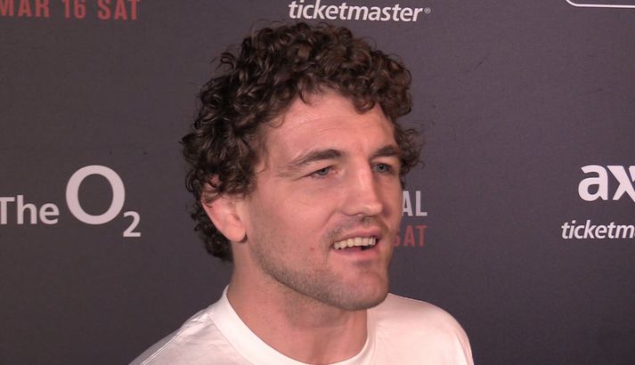 Ben Askren í O2 í gær.