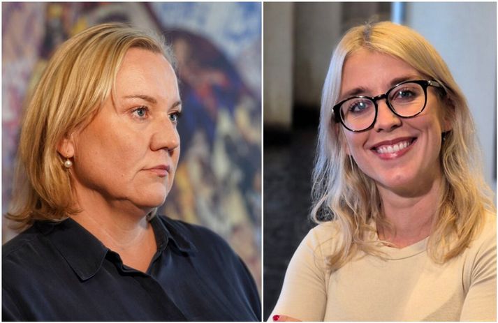 Þó þær Þorbjörg Sigríður og Diljá Mist væru á sama máli um að nauðsynlegt væri að afleggja hina gríðarlega kostnaðarsömu jafnlaunavottun féllust þær þó ekki í faðma í fyrsta fyrirspurnartíma þingsins.