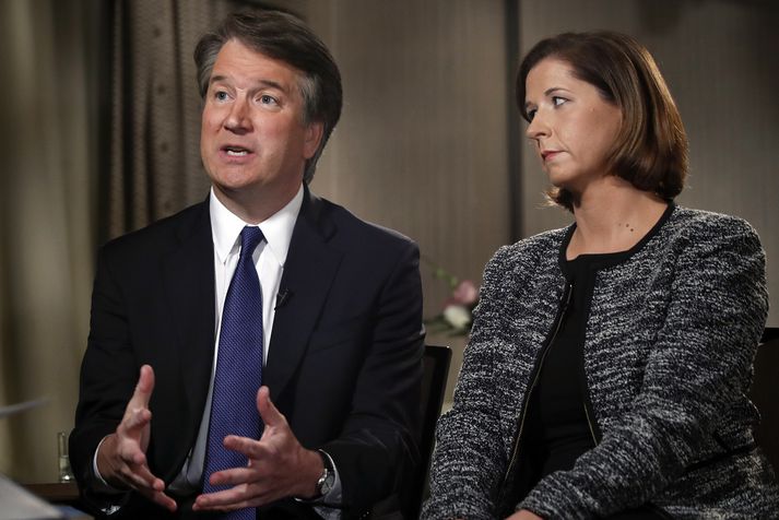 Brett Kavanaugh og Ashley Estes Kavanaugh.