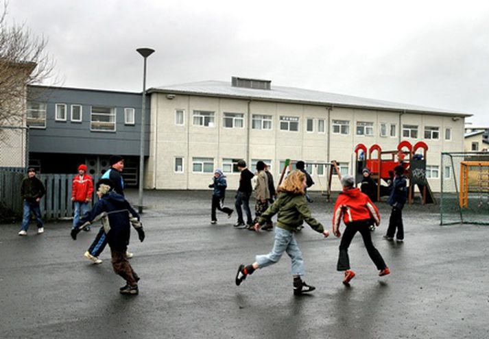 Börn að leik. Mynd/ GVA.