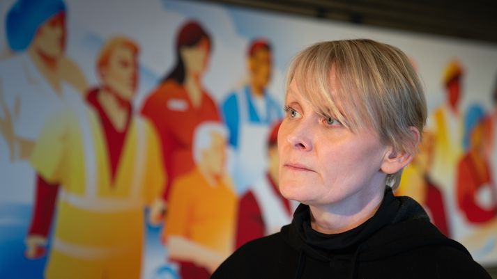 Sólveig Anna starfaði sjálf um árabil á leikskóla og hefur hún miklar áhyggjur af ástandinu. 