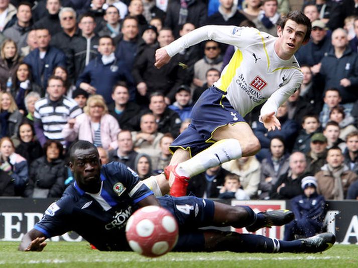 Gareth Bale í leiknum í dag.