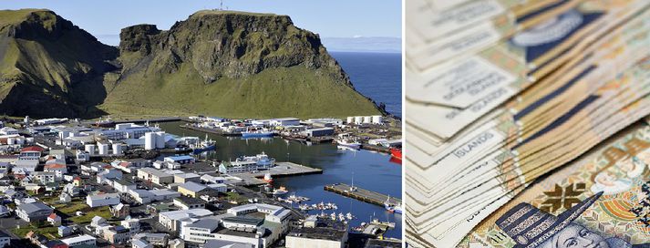 Um er að ræða nítján fimm þúsund króna seðla og tvo fimm hundruð krónu seðla, sem allir eru ljósritaðir.
