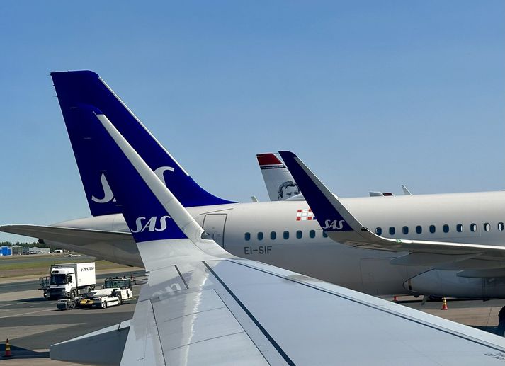 Farþegaþota SAS var nálægt því að lenda á eldsneytistönkum flugvallarins. Myndin er úr safni og tengist efni fréttarinnar ekki með beinum hætti. 