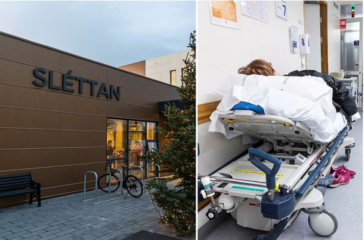 Hjúkrunarheimili Hrafnistu að Sléttuvegi getur tekið við 22 sjúklingum frá Landspítala sem hafa beðið eftir hjúkrunarrýmum. Viðgerð vegna eldsvoða  er lokið á einni deild og verður lokið á annarri á næstu mánuðum. 