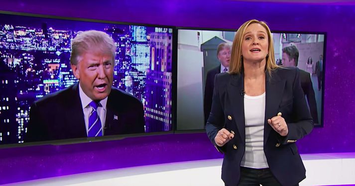 Samantha Bee er vinsæll þáttastjórnandi í Bandaríkjunum.