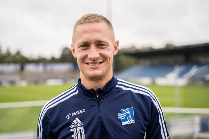 Marcel Römer hefur verið fyrirliði Lyngby í Danmörku um árabil.