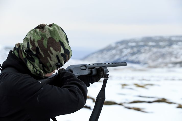 Flestar byssur í eigu Íslendinga á Íslandi eru ætlaðar til veiða.