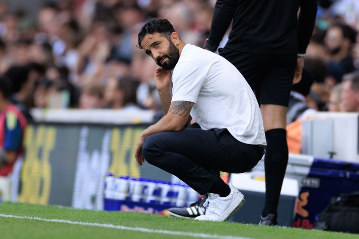 Ruben Amorim á hliðarlínunni á Craven Cottage.