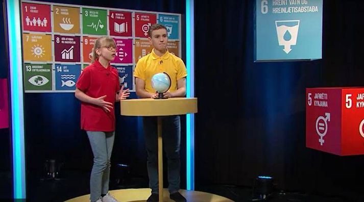 Úr fyrsta þættinum sem sýndur var á föstudaginn.