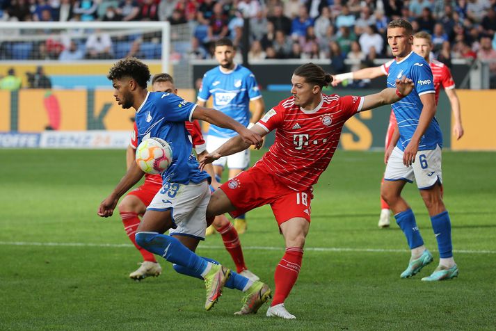 Tækifæri Marcels Sabitzer hjá Bayern München voru af skornum skammti.