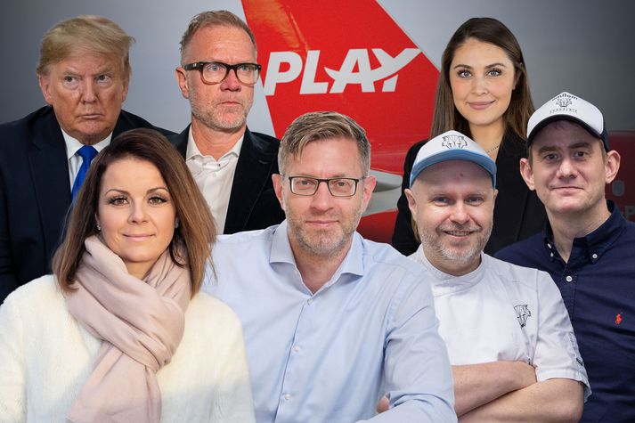 Salan á Íslandsbanka, tollastríð Trumps, opnun Starbucks og ekki síst gjaldþrot Play eru meðal helstu viðskiptafrétta ársins 2025.