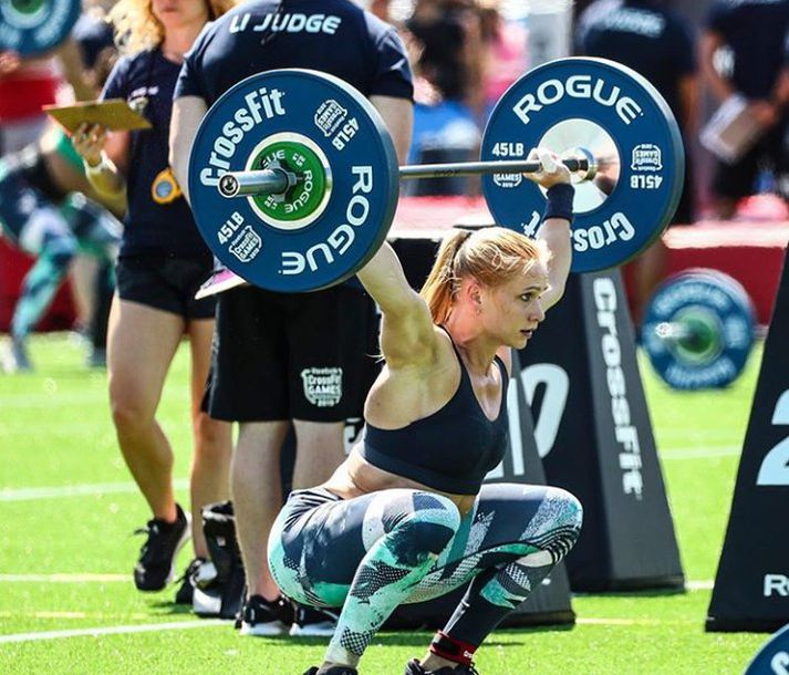 Annie Mist Þórisdóttir á heimsleikunum í ár.