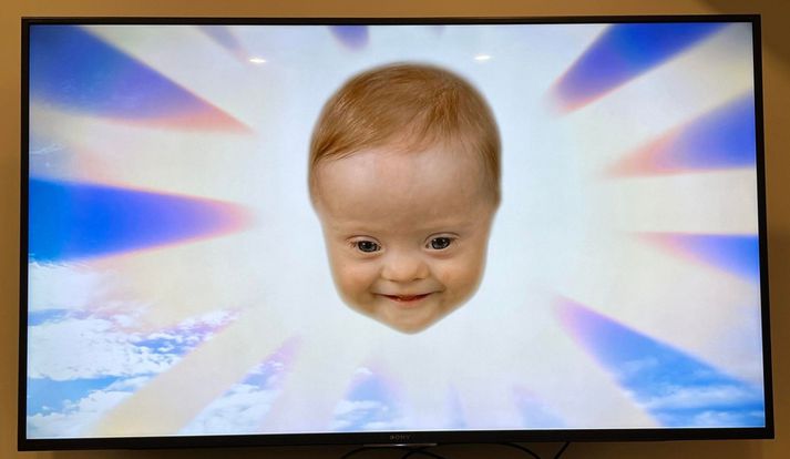 Gunnar Angus er sólin í nýrri útgáfu af Teletubbies barnaþáttunum á Netflix.