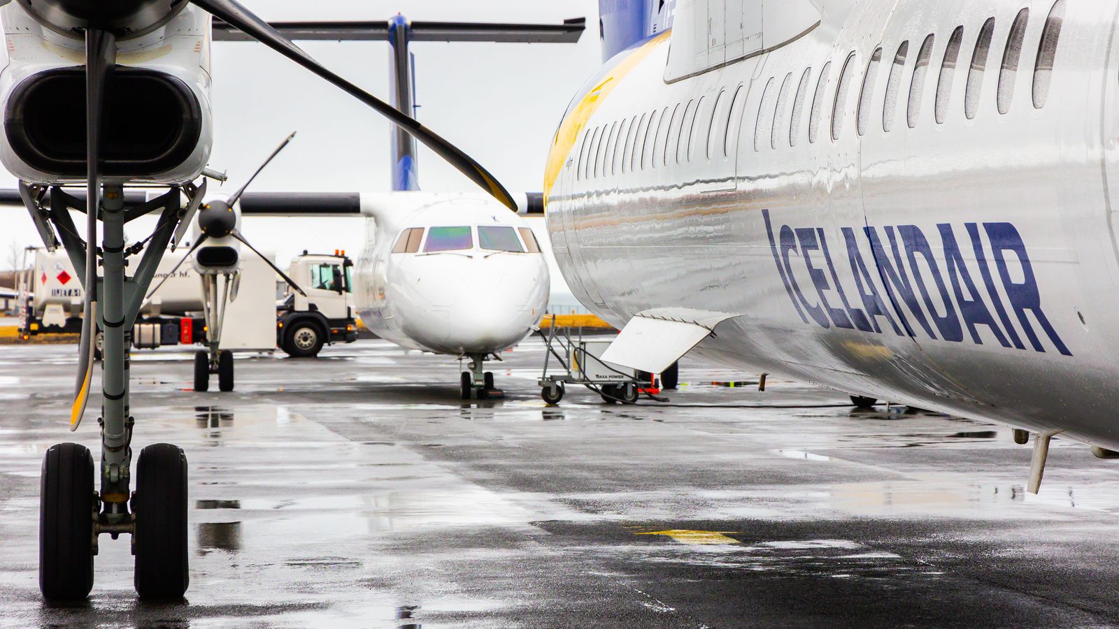 Ó­veðrið hefur á­hrif á flugáætlun Icelandair