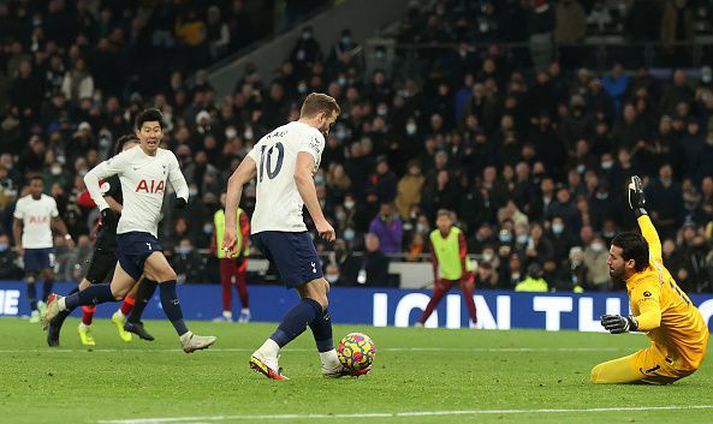 Sóknarmenn Tottenham fóru illa með færin í dag.