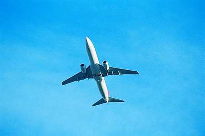 Engin slys urðu á fólki þegar flugmaður skaut af byssu í flugstjórnarklefa.