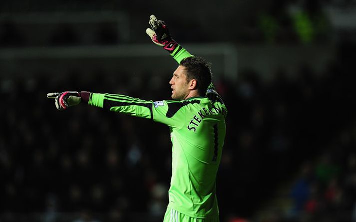 Stekelenburg stóð í marki Hollands á HM 2010.