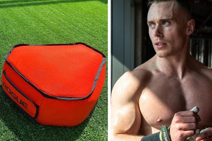 Björgvin Karl Guðmundsson og @roguefitness husafell bag eins og hann heitir á ensku.