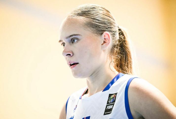 Agnes María Svansdóttir var atkvæðamikil í íslenska liðinu í dag eins og svo oft á þessu móti.