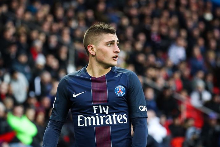 Marco Verratti í leik með PSG.