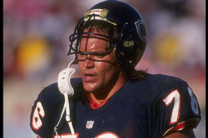 Steve McMichael á dögum sínum sem aðalstjarnan í varnarlínu Chicago Bears.