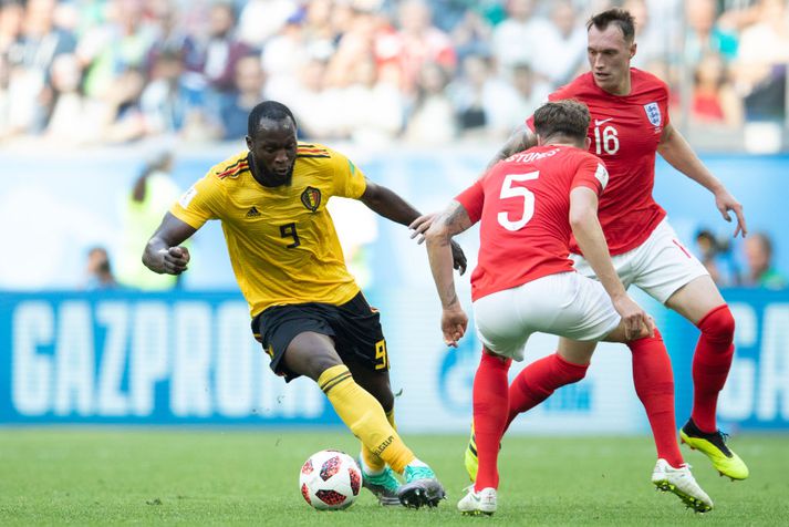 Lukaku í baráttunni.