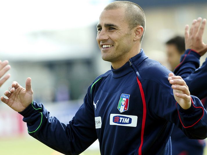 Fabio Cannavaro, fyrirliði Ítala.