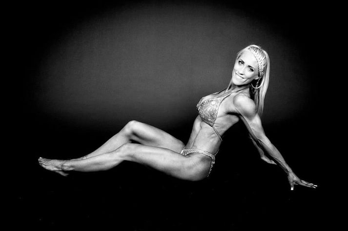 Jónas Hallgrímsson tók þessa mynd af Guðrúnu í apríl árið 2011 fyrir Íslandsmótið í fitness.