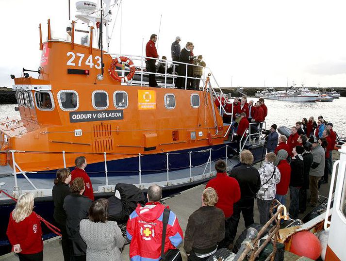 Oddur V. Gíslason við komuna til landsins 2008.