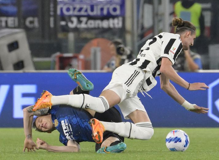 Adrien Rabiot (til hægri) er nú orðaður við Manchester United.