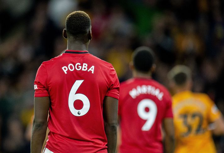 Pogba mun ekki bera nafn sitt á treyjunni snúi hann aftur í byrjunarlið Manchester United þegar þær mæta Tottenham Hotspur þann 19. júní.