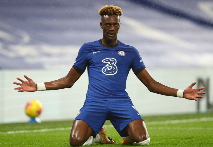 Tammy Abraham skoraði tvívegis í kvöld.