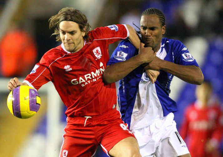 Jonathan Woodgate í leik með Middlesbrough.