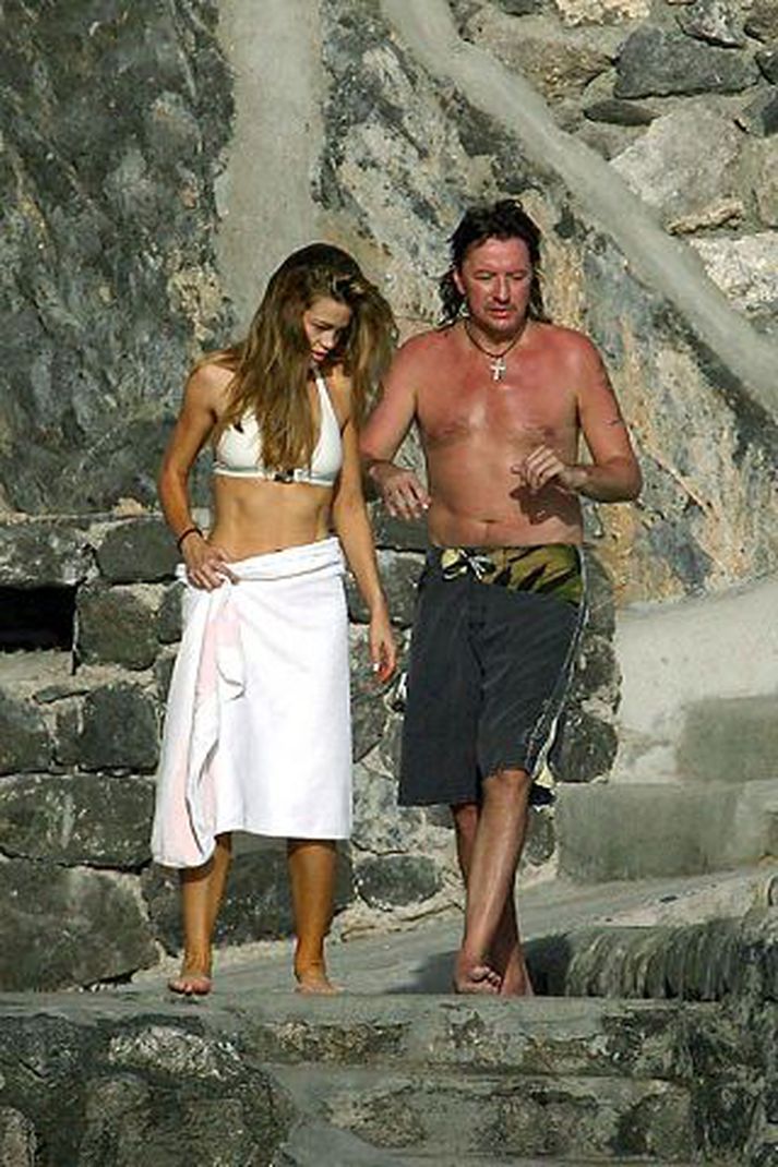 Denise Richards og Richie Sambora þegar allt lék í lyndi.