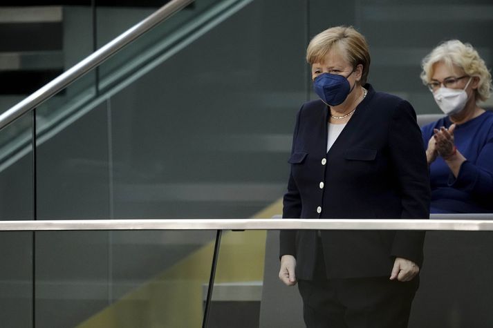 Merkel hefur verið kanslari Þýskalands í hartnær sextán ár. 