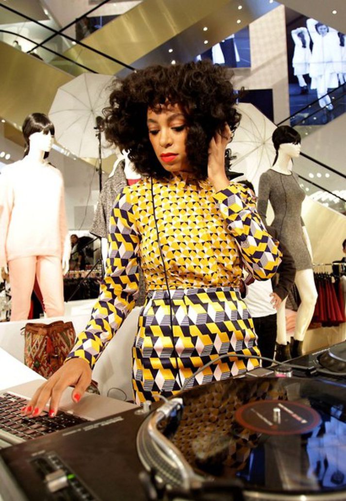 Litla systir Beyonce - Solange Knowles.