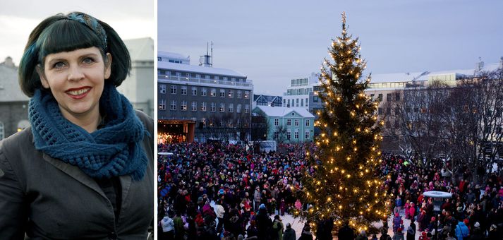 „Mér finnst að við ættum að senda Norðmönnum tré að gjöf úr Heiðmörk og þakkarkort fyrir að hafa verið svona gjafmildir í okkar garð um langa hríð,“ skrifaði hún á Facebook síðu sína fyrr í dag.