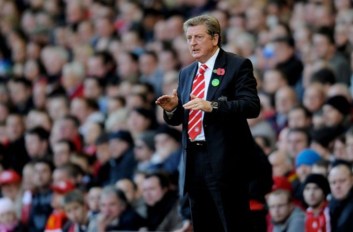 Roy Hodgson, stjóri Liverpool, á hlíðarlínunni í dag.