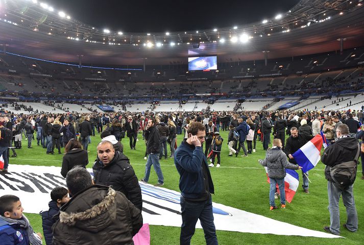 Vináttulandsleikur Frakklands og Þýskalands fór fram á Stade de France í gærkvöldi.