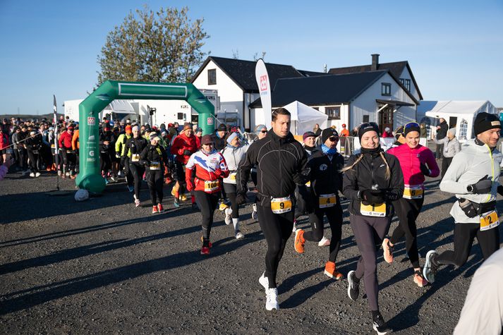 Frá Bakgarðshlaupinu í Heiðmörk árið 2025.